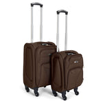 Cabin Bag Luggage Suitcase Set On Wheels - Set of 2 - Bargainia.com - 