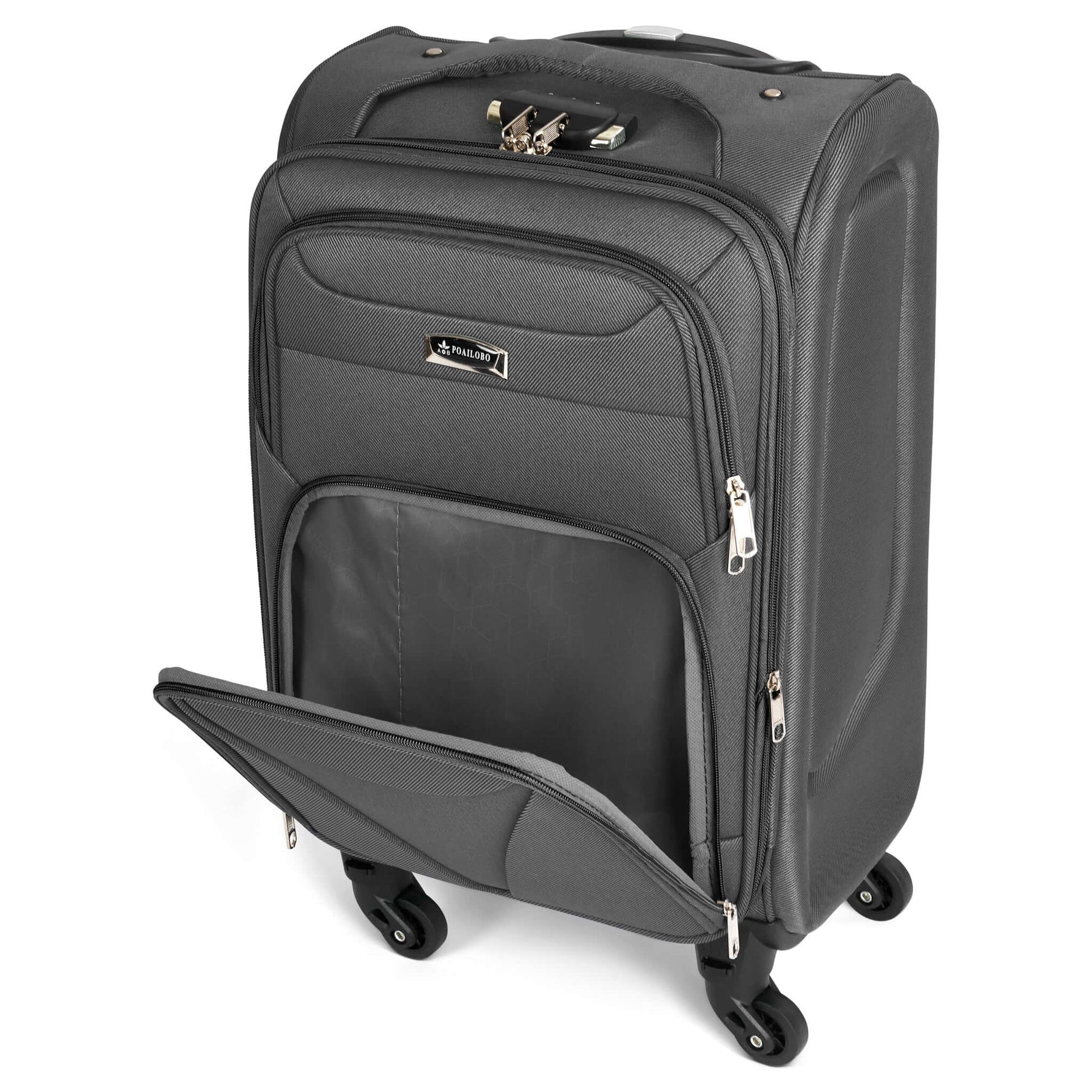 Cabin Bag Luggage Suitcase Set On Wheels - Set of 2 - Bargainia.com - 