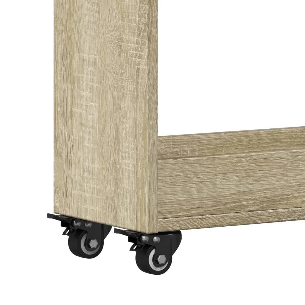Cabinet with Wheels Sonoma Oak 60x22x79 cm Engineered Wood - Bargainia.com - 8721012493193 - 840417