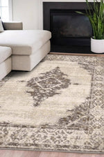 Cadiz Natural Traditional Rug – Soft Vintage - Bargainia.com - 