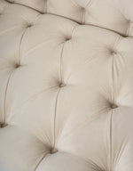 Cambridge Velvet Chesterfield Sofa Suite - Cream - Bargainia.com - 