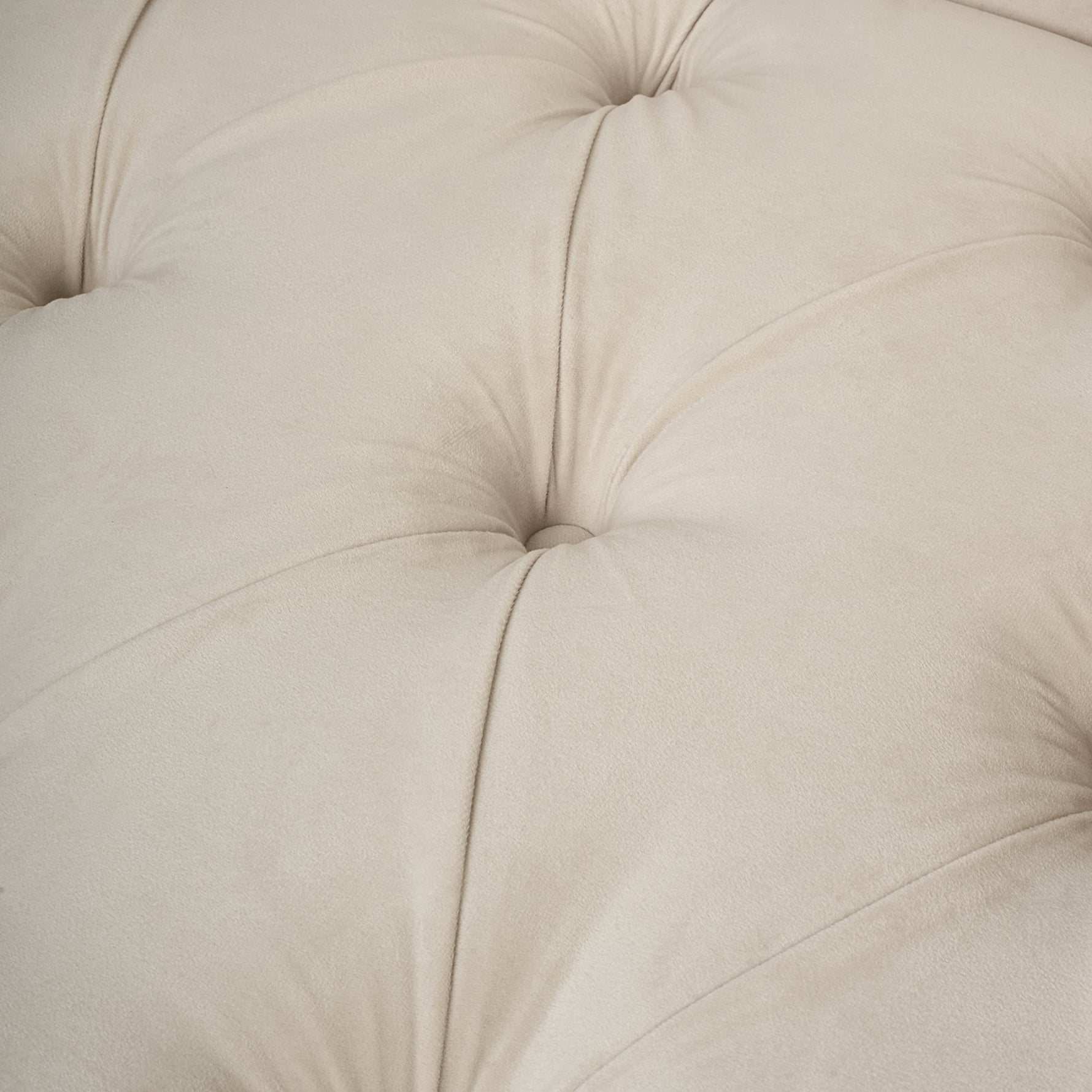 Cambridge Velvet Chesterfield Sofa Suite - Cream - Bargainia.com - 