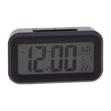 Camran Black Lcd Digital Clock - Bargainia.com - 5018705491851