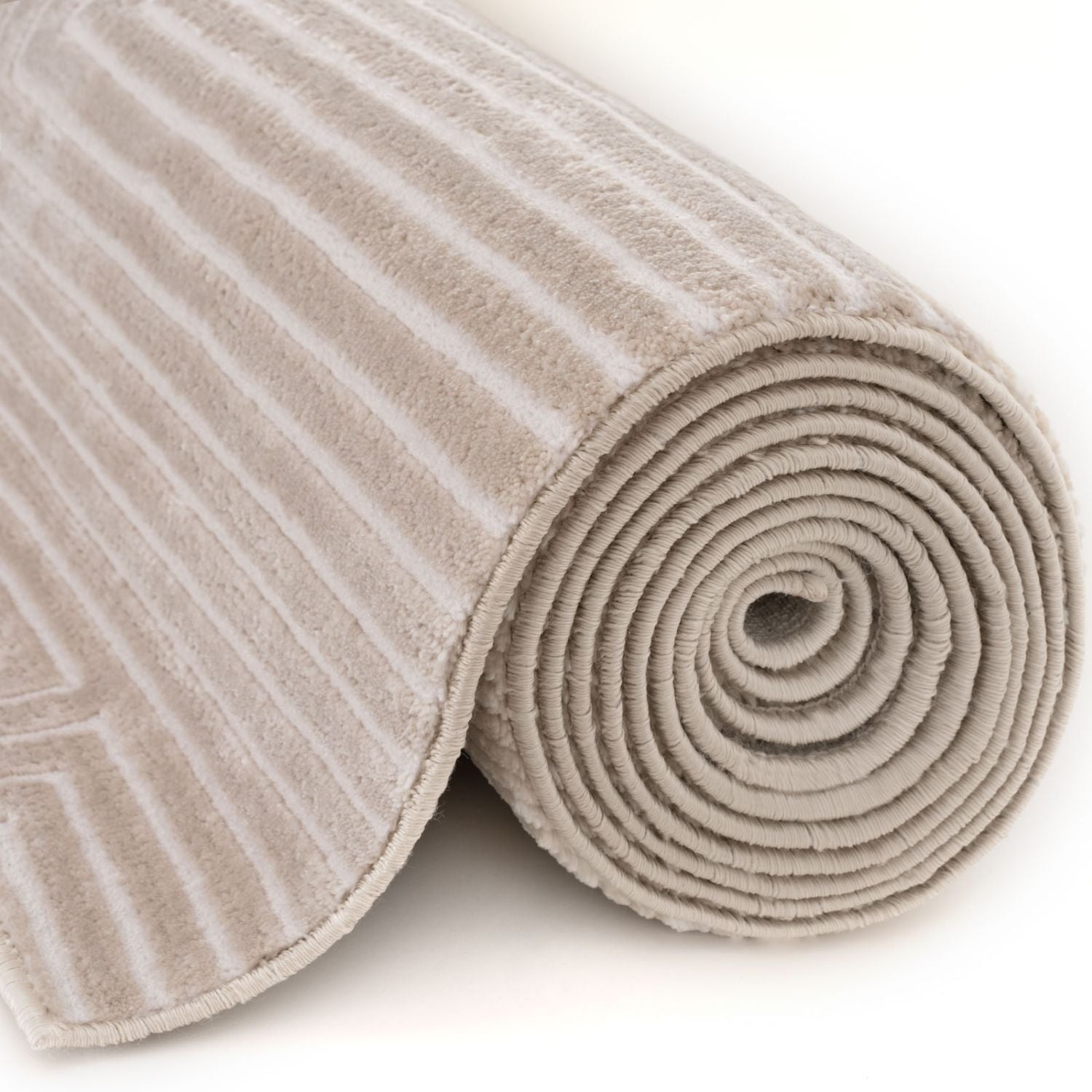 Carmel Beige - Cream Geometric Rug | 6050 - Bargainia.com - 5056584582161 - CRM-BEI-80x150