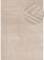 Carmel Beige - Cream Geometric Rug | 6050 - Bargainia.com - 