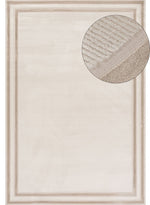 Carmel Cream - Beige Bordered Rug | 6060 - Bargainia.com - 