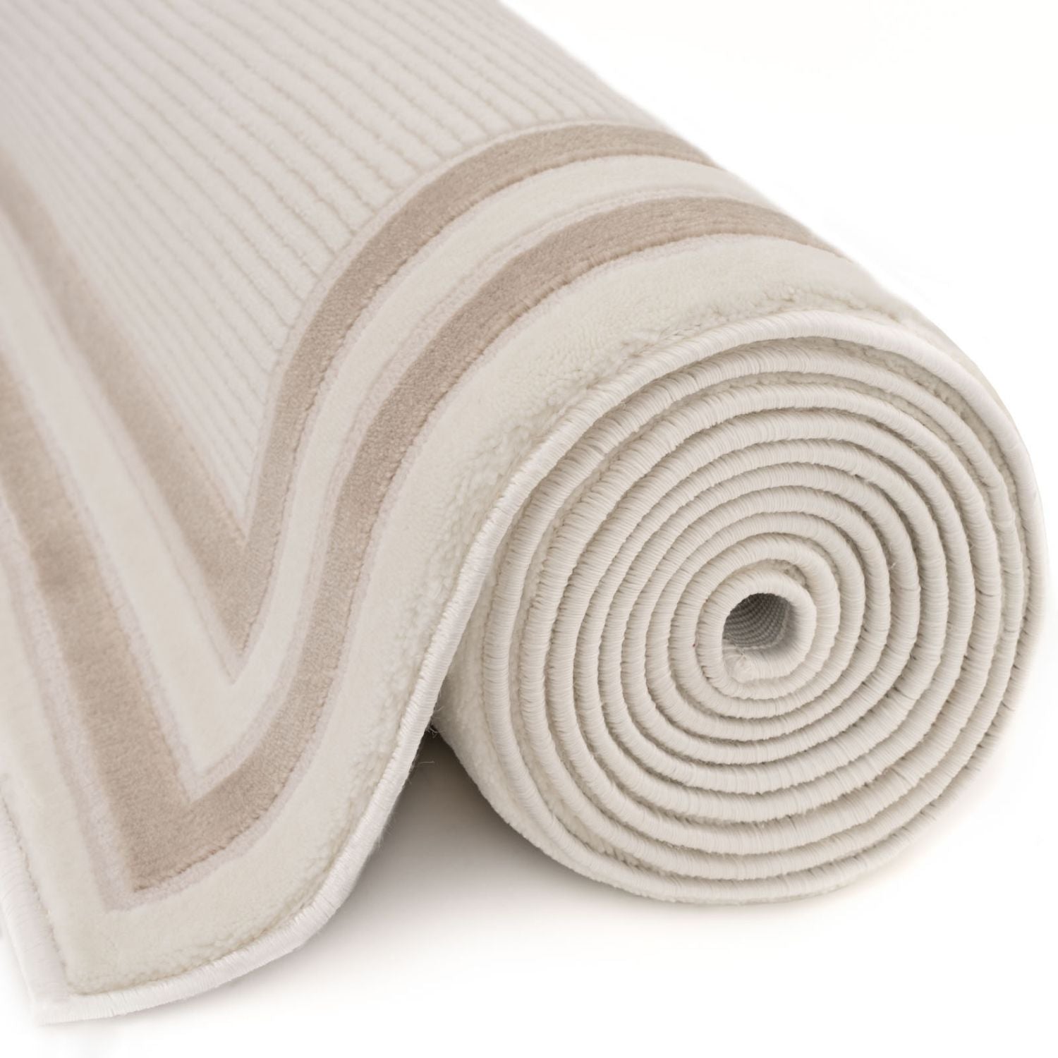 Carmel Cream - Beige Bordered Rug | 6060 - Bargainia.com - 
