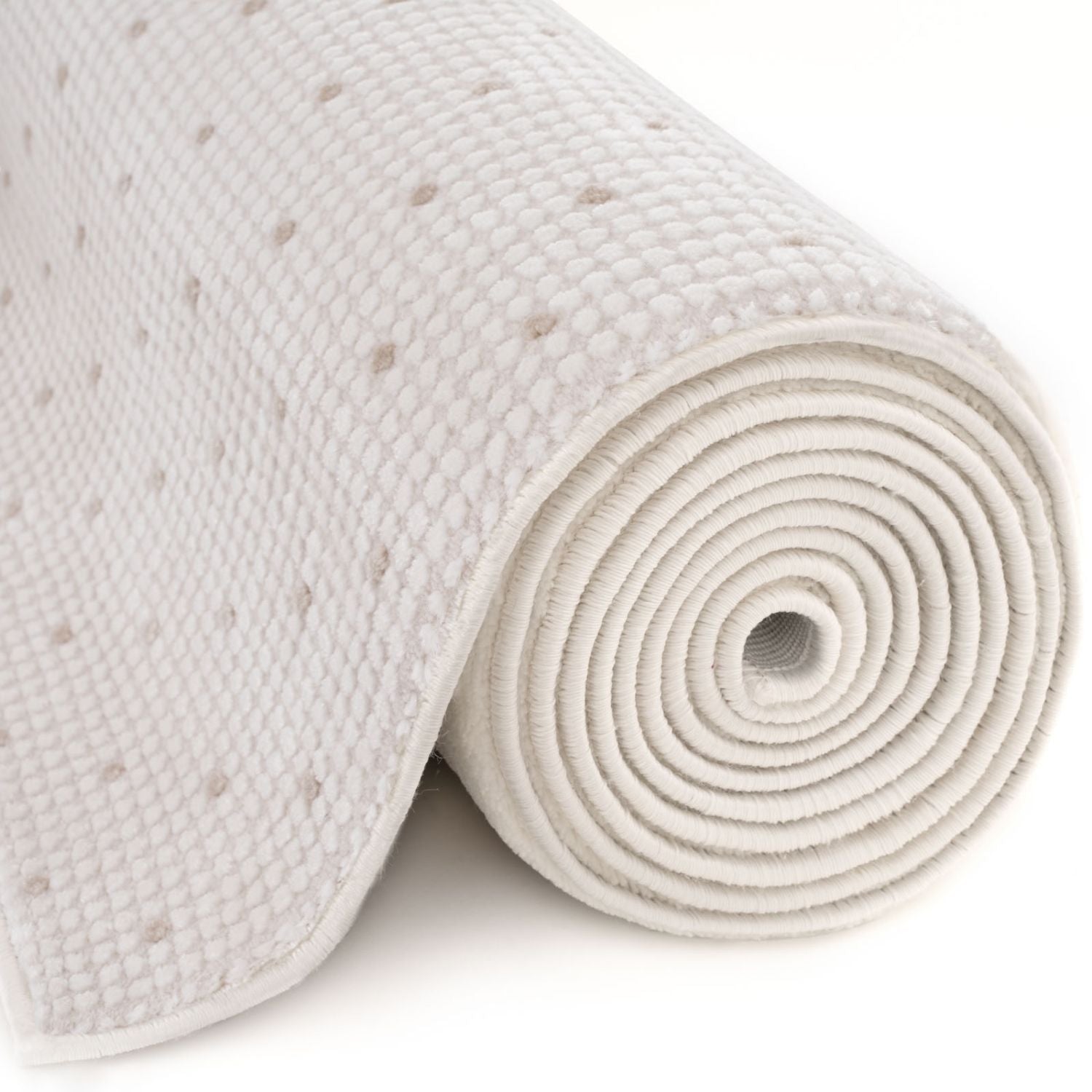 Carmel Cream - Beige Dots Rug | 6080 - Bargainia.com - 