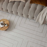 Carmel Cream - Beige Geometric Rug | 6040 - Bargainia.com - 