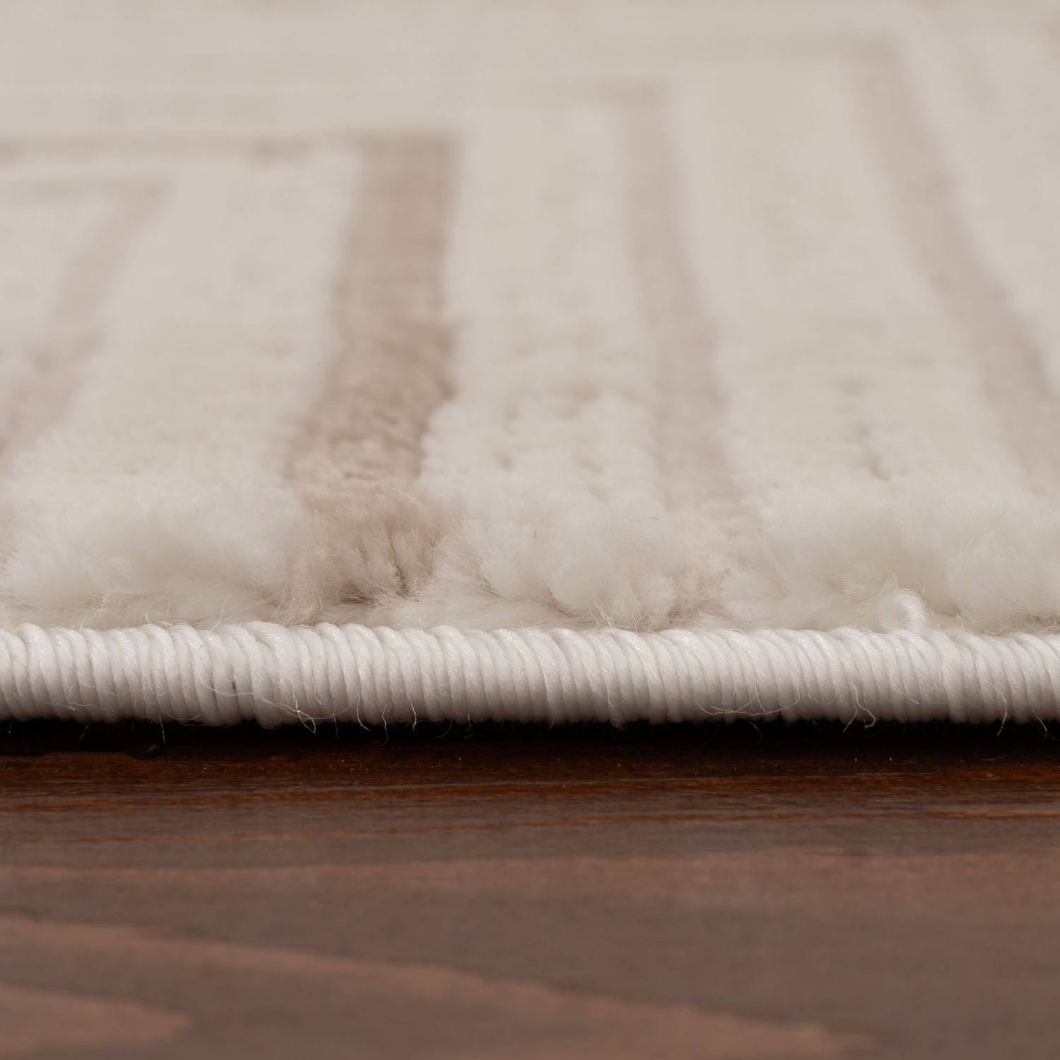 Carmel Cream - Beige Geometric Rug | 6040 - Bargainia.com - 5056584582116 - CRM-BE-80x150