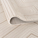 Carmel Cream - Beige Geometric Rug | 6040 - Bargainia.com - 