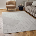 Carmel Cream - Beige Geometric Rug | 6040 - Bargainia.com - 