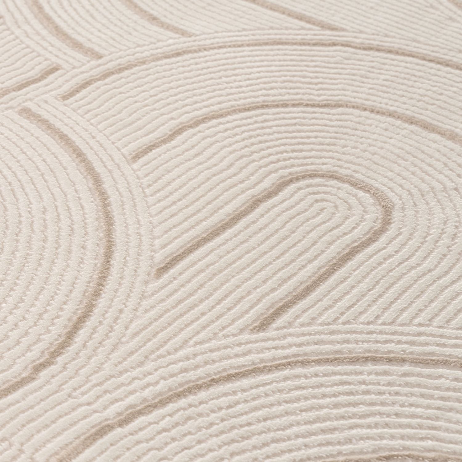 Carmel Cream - Beige Geometric Rug | 6070 - Bargainia.com - 5056584582253 - CRM-BGI-80x150