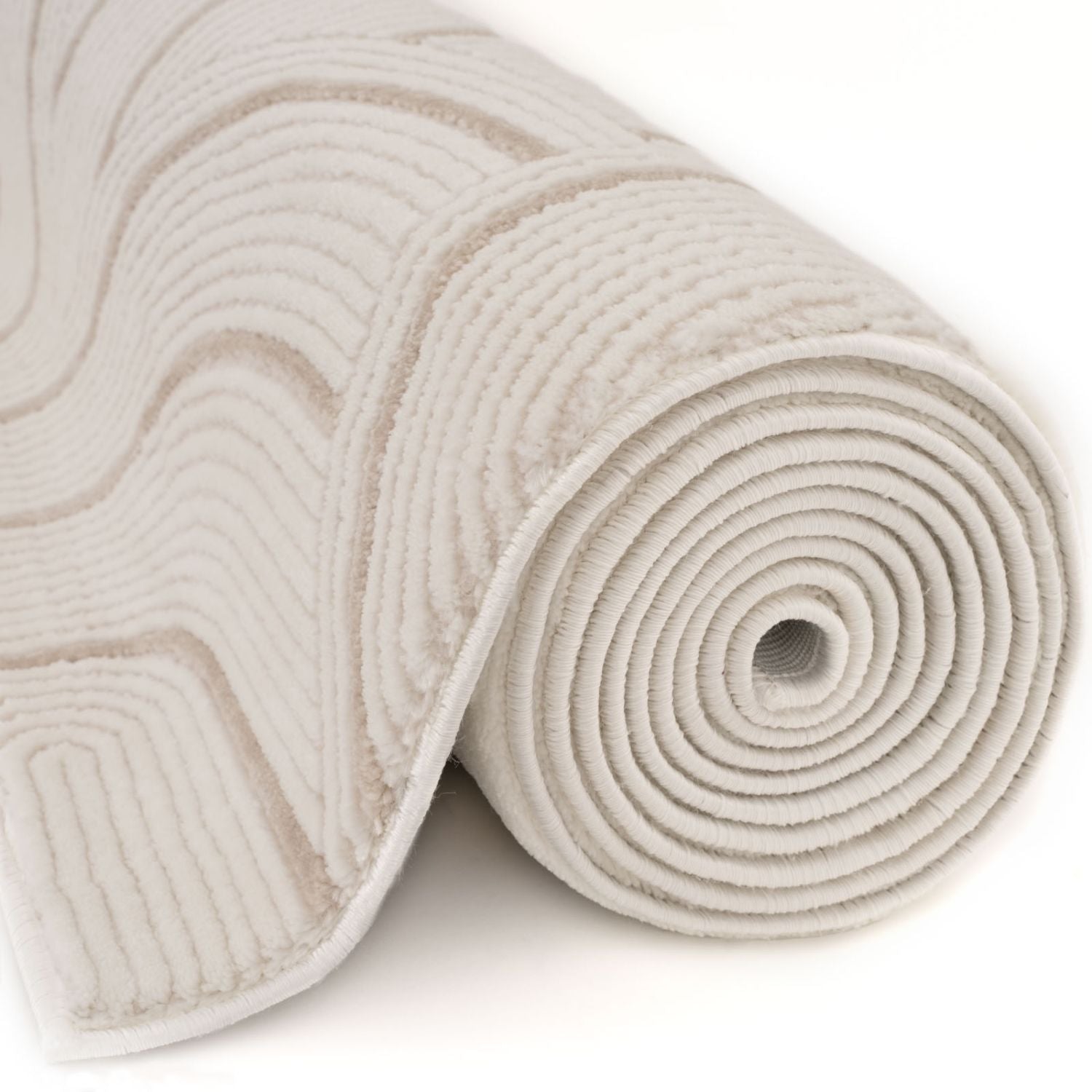 Carmel Cream - Beige Geometric Rug | 6070 - Bargainia.com - 5056584582253 - CRM-BGI-80x150