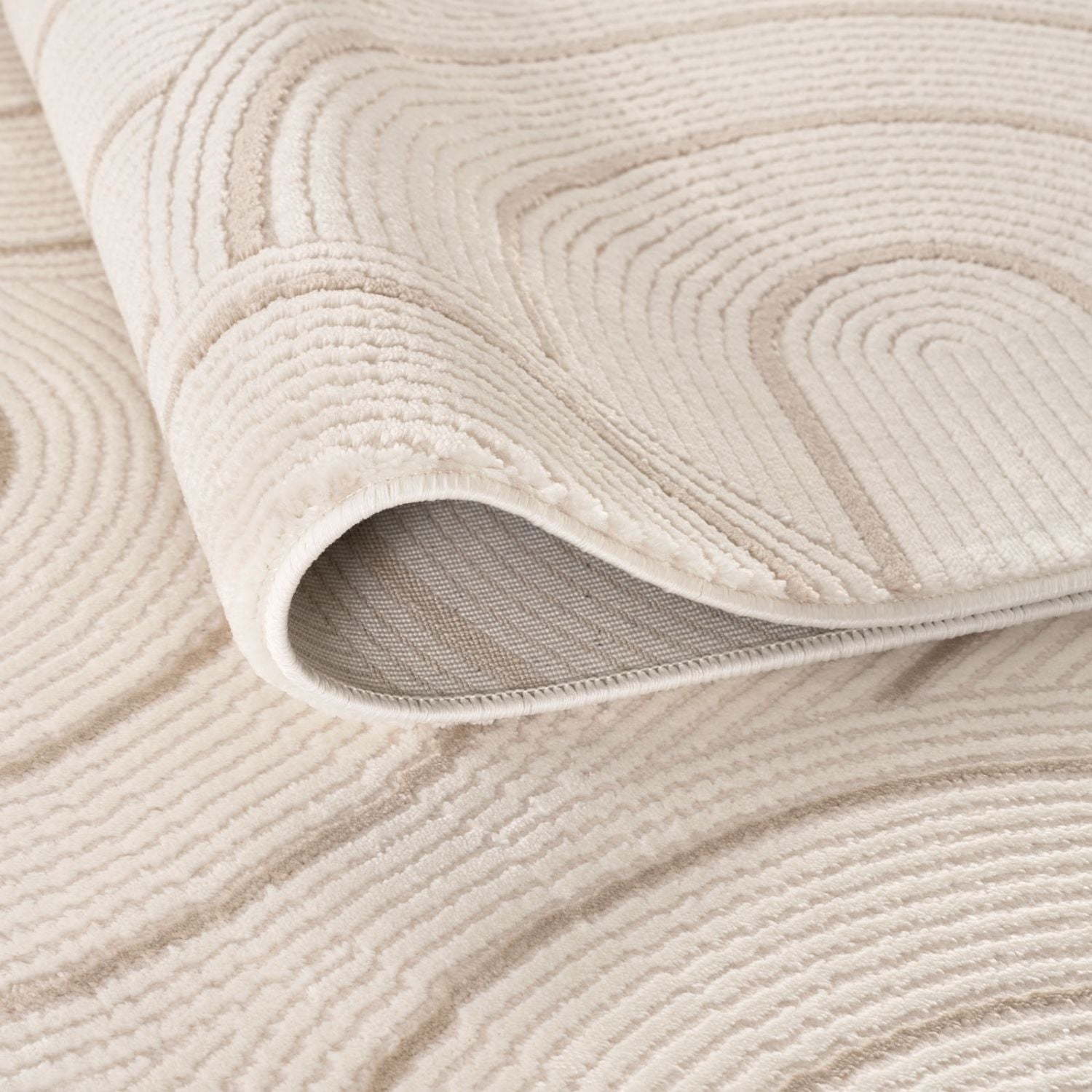 Carmel Cream - Beige Geometric Rug | 6070 - Bargainia.com - 5056584582253 - CRM-BGI-80x150