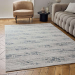 Carmel Cream - Blue Abstract Rug | 6030 - Bargainia.com - 