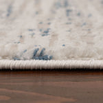 Carmel Cream - Blue Abstract Rug | 6030 - Bargainia.com - 