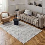 Carmel Cream - Blue Abstract Rug | 6030 - Bargainia.com - 