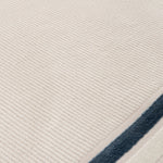 Carmel Cream - Blue Bordered Rug | 6060 - Bargainia.com - 