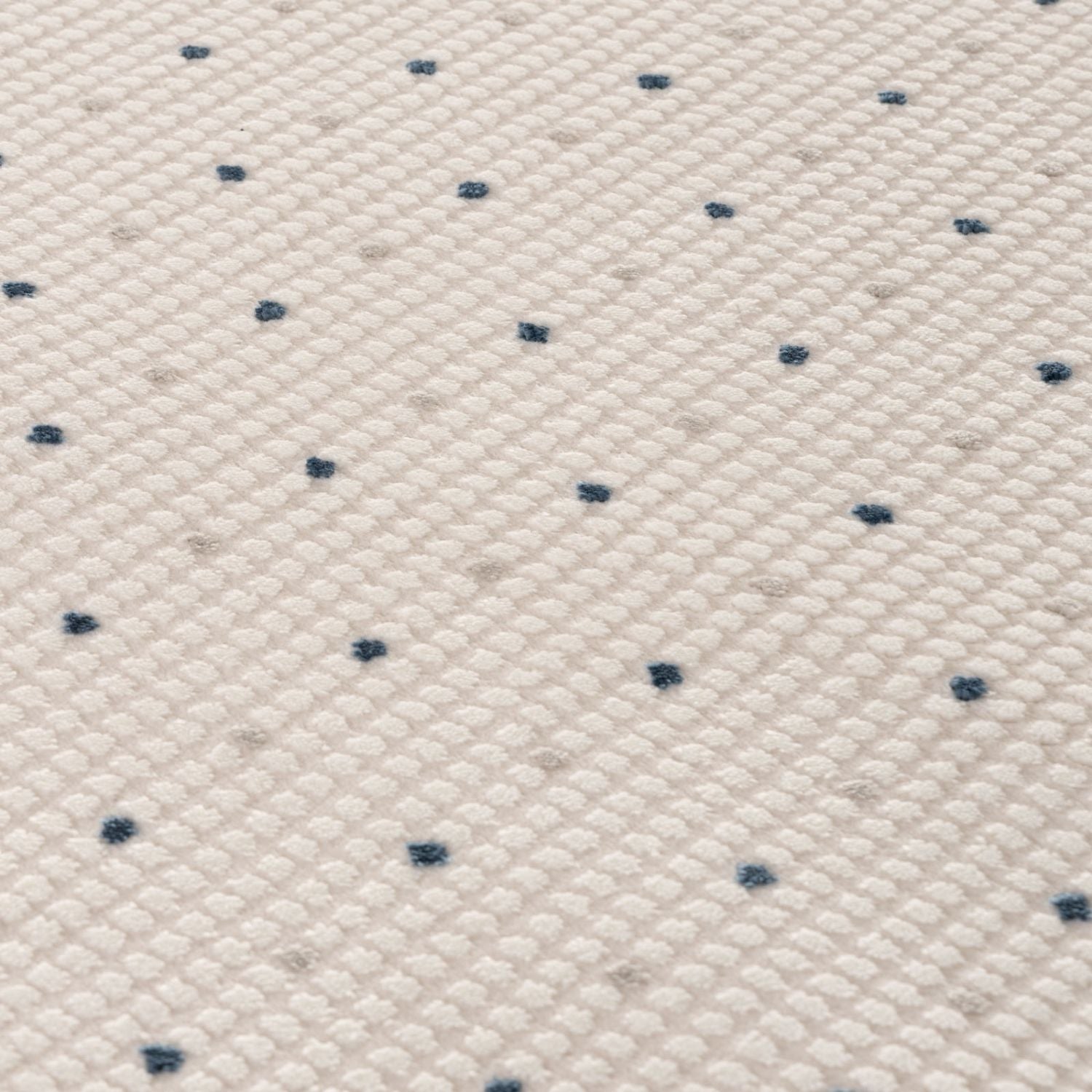 Carmel Cream - Blue Dots Rug | 6080 - Bargainia.com - 