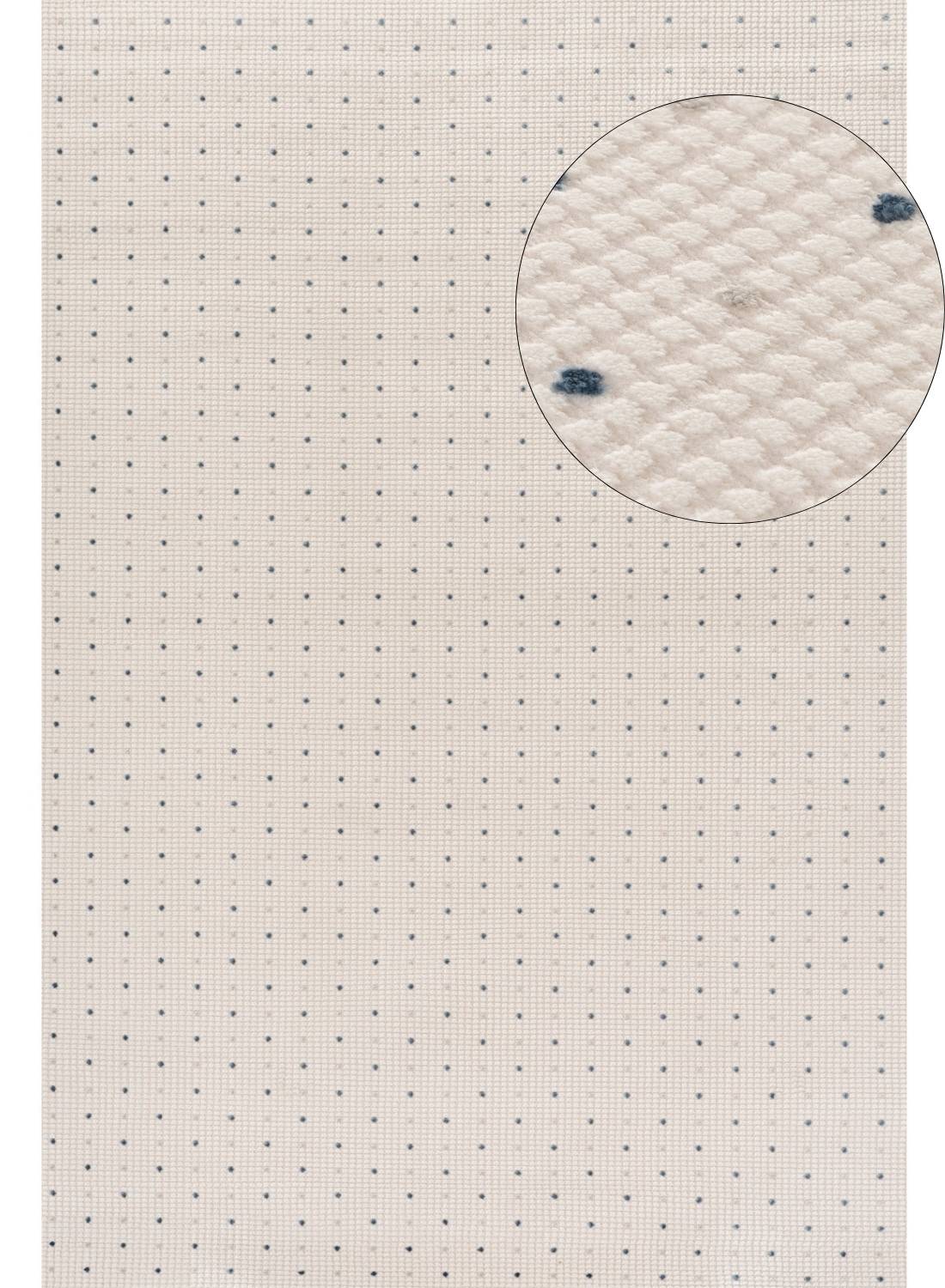 Carmel Cream - Blue Dots Rug | 6080 - Bargainia.com - 