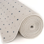 Carmel Cream - Blue Dots Rug | 6080 - Bargainia.com - 