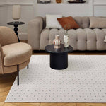 Carmel Cream - Blue Dots Rug | 6080 - Bargainia.com - 