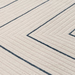 Carmel Cream - Blue Geometric Rug | 6040 - Bargainia.com - 