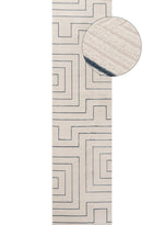 Carmel Cream - Blue Geometric Rug | 6040 - Bargainia.com - 