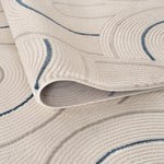 Carmel Cream - Blue Geometric Rug | 6070 - Bargainia.com - 