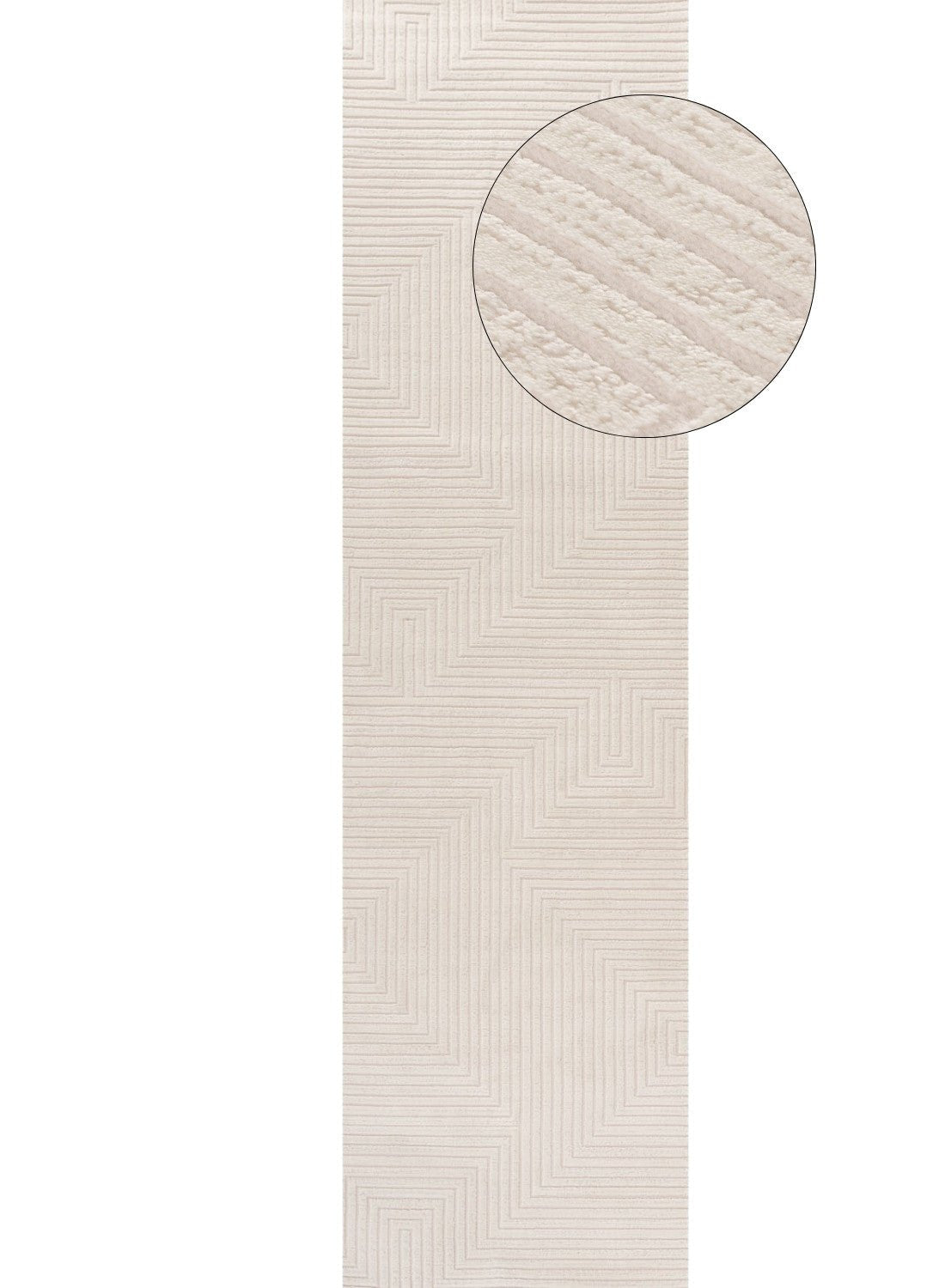 Carmel Cream Geometric Rug | 6040 - Bargainia.com - 