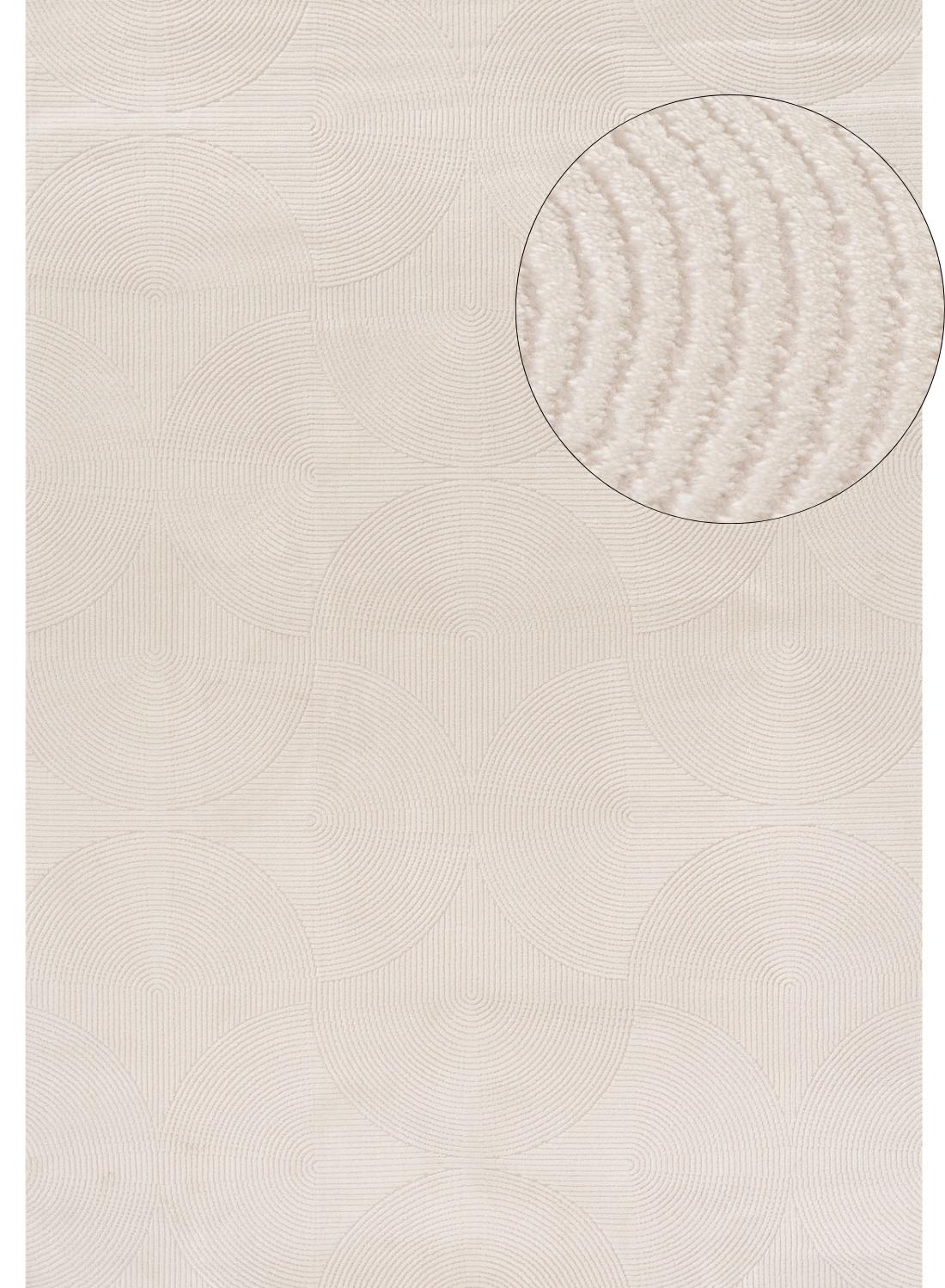 Carmel Cream Geometric Rug | 6070 - Bargainia.com - 5056584582246 - CRM-CREAM-80x150