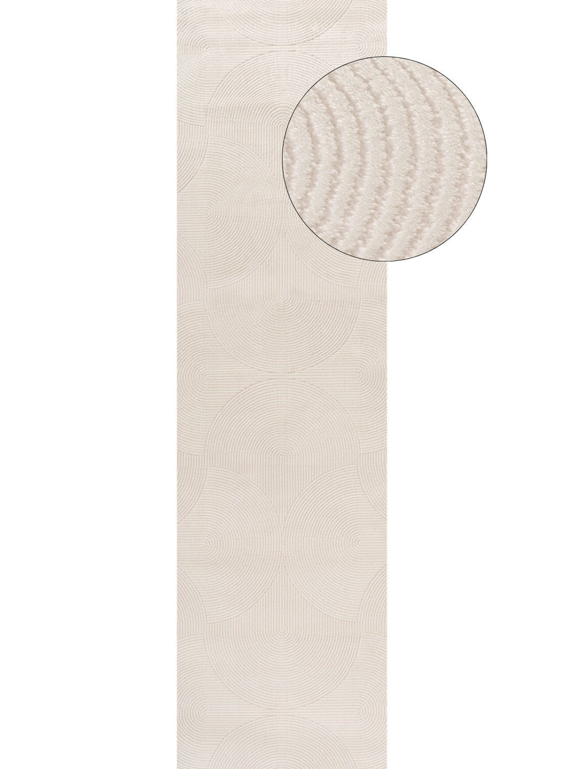 Carmel Cream Geometric Rug | 6070 - Bargainia.com - 5056584582628 - CRM-CREAM-80x300