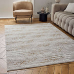 Carmel Cream - Gold Abstract Rug | 6030 - Bargainia.com - 
