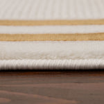 Carmel Cream - Gold Bordered Rug | 6060 - Bargainia.com - 