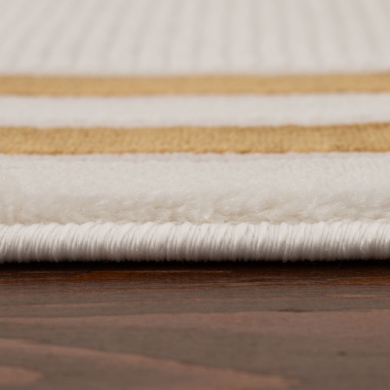 Carmel Cream - Gold Bordered Rug | 6060 - Bargainia.com - 