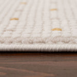 Carmel Cream - Gold Dots Rug | 6080 - Bargainia.com - 