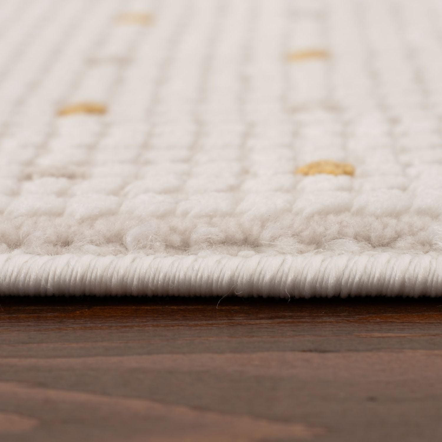 Carmel Cream - Gold Dots Rug | 6080 - Bargainia.com - 5056584582345 - CRM-CRGL-80x150