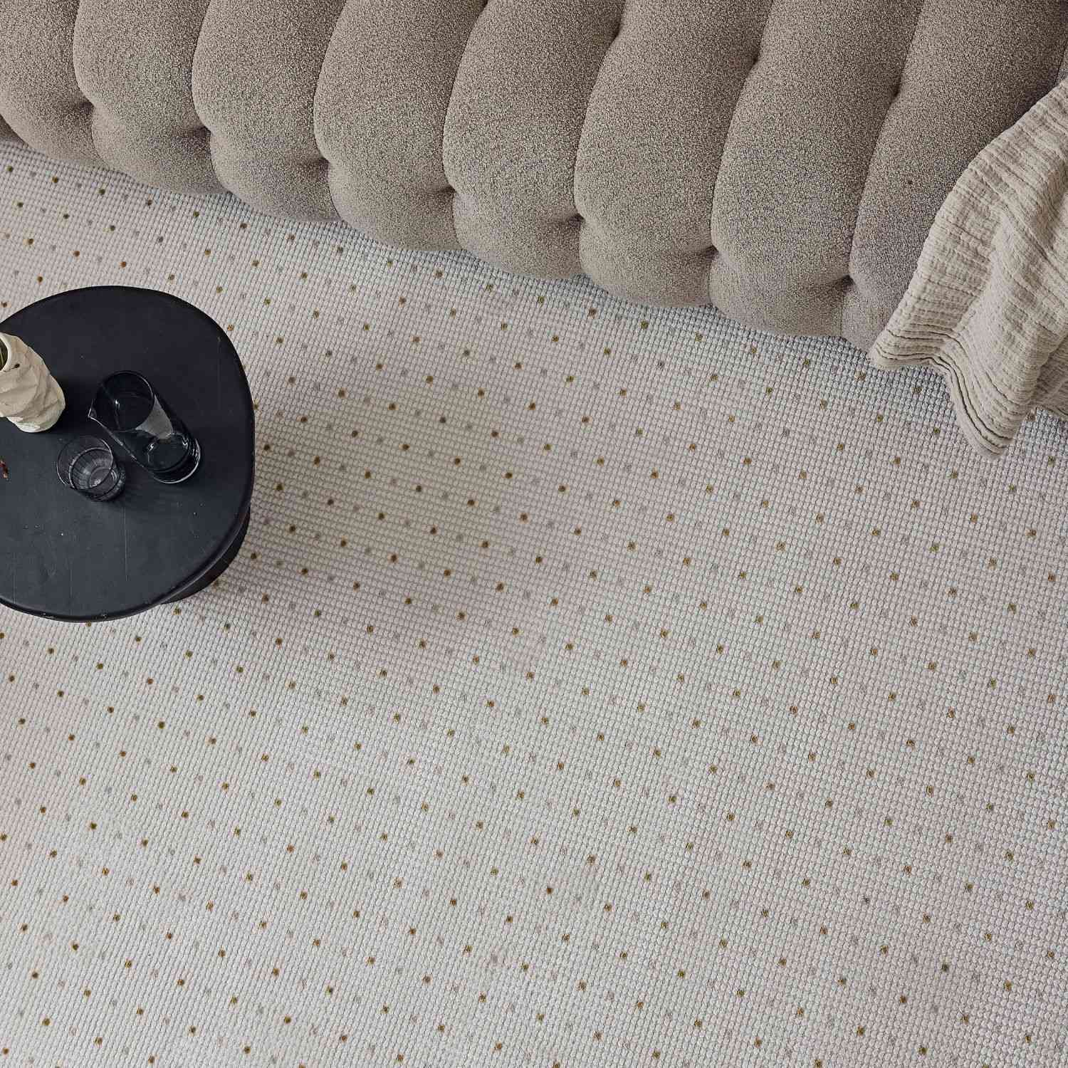 Carmel Cream - Gold Dots Rug | 6080 - Bargainia.com - 5056584582345 - CRM-CRGL-80x150