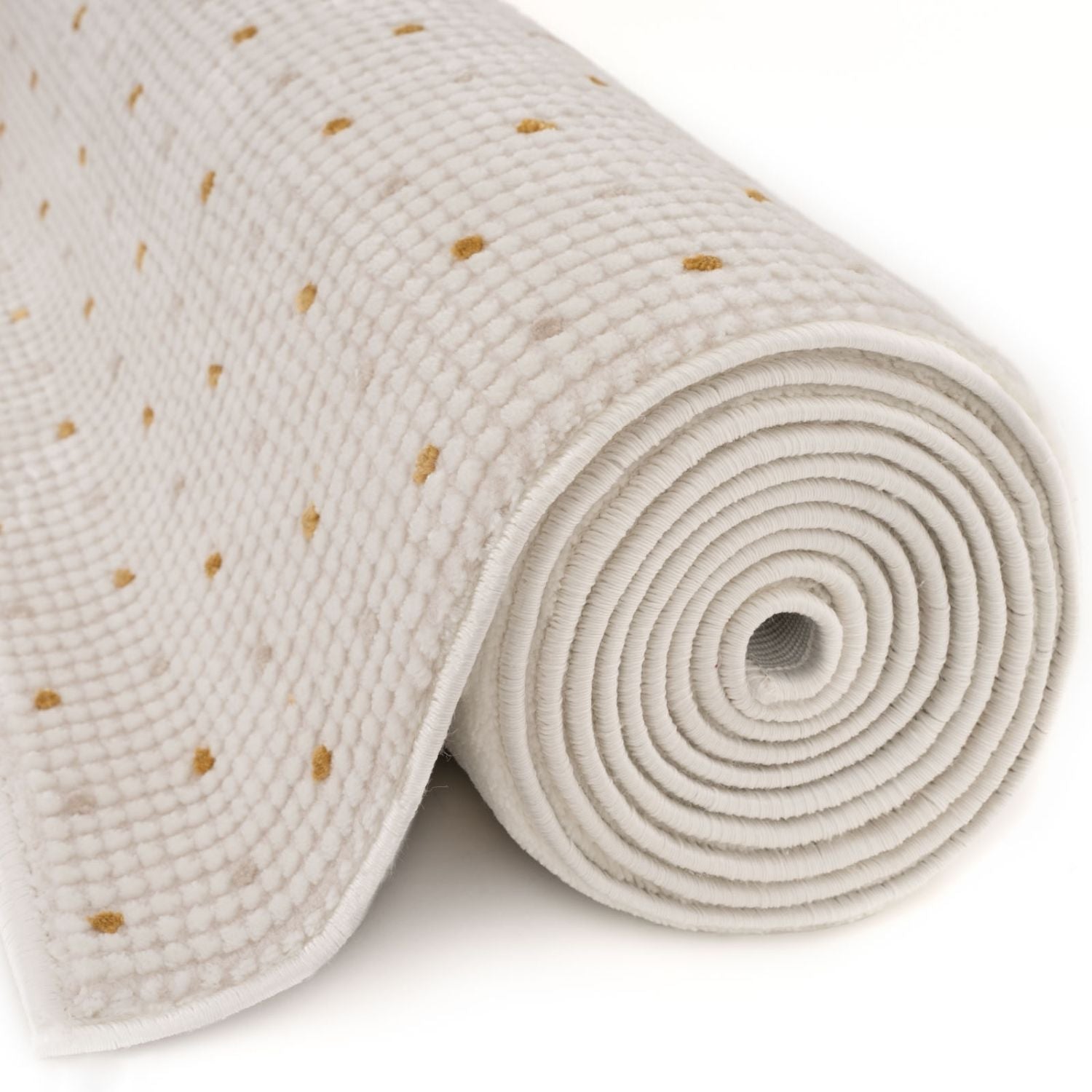 Carmel Cream - Gold Dots Rug | 6080 - Bargainia.com - 5056584582345 - CRM-CRGL-80x150