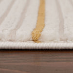 Carmel Cream - Gold Geometric Rug | 6040 - Bargainia.com - 