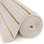 Carmel Cream - Gold Geometric Rug | 6040 - Bargainia.com - 