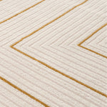 Carmel Cream - Gold Geometric Rug | 6040 - Bargainia.com - 