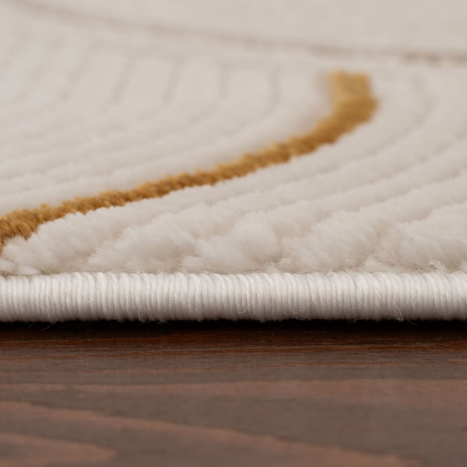 Carmel Cream - Gold Geometric Rug | 6070 - Bargainia.com - 5056584582291 - CRM-CGD-80x150