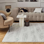 Carmel Cream - Grey Abstract Rug | 6030 - Bargainia.com - 