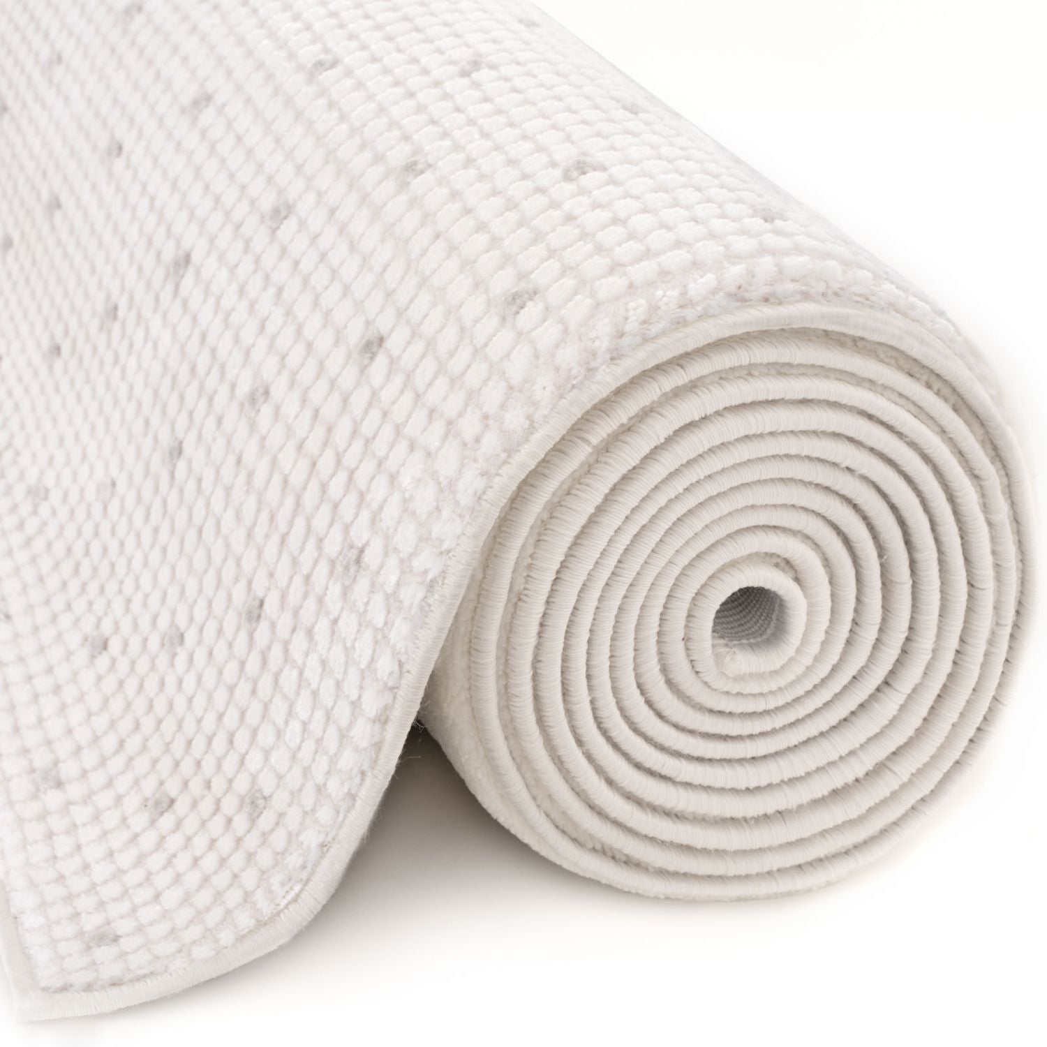 Carmel Cream - Grey Dots Rug | 6080 - Bargainia.com - 5056584582314 - CRM-CRGR-80x150