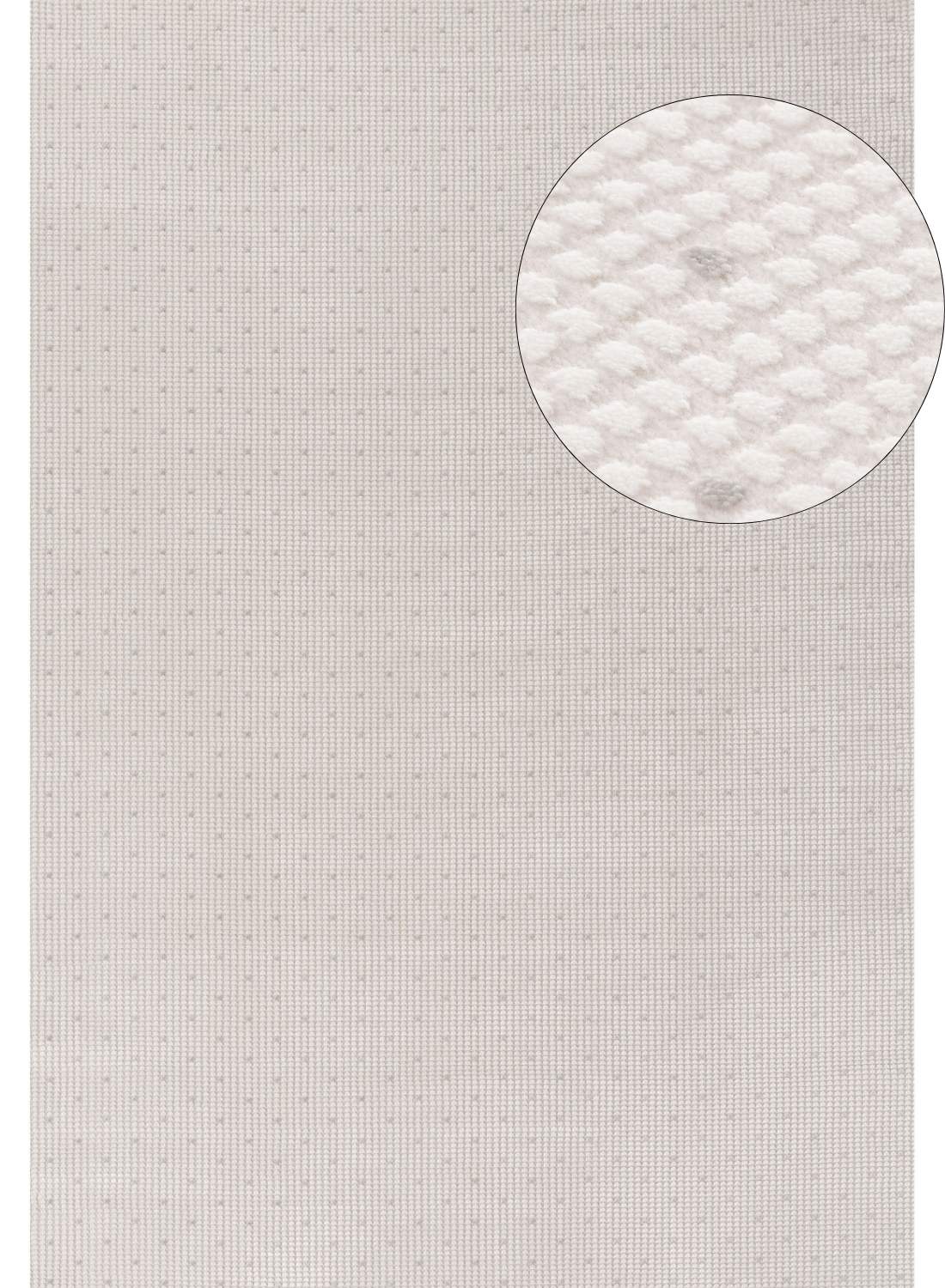 Carmel Cream - Grey Dots Rug | 6080 - Bargainia.com - 5056584582314 - CRM-CRGR-80x150