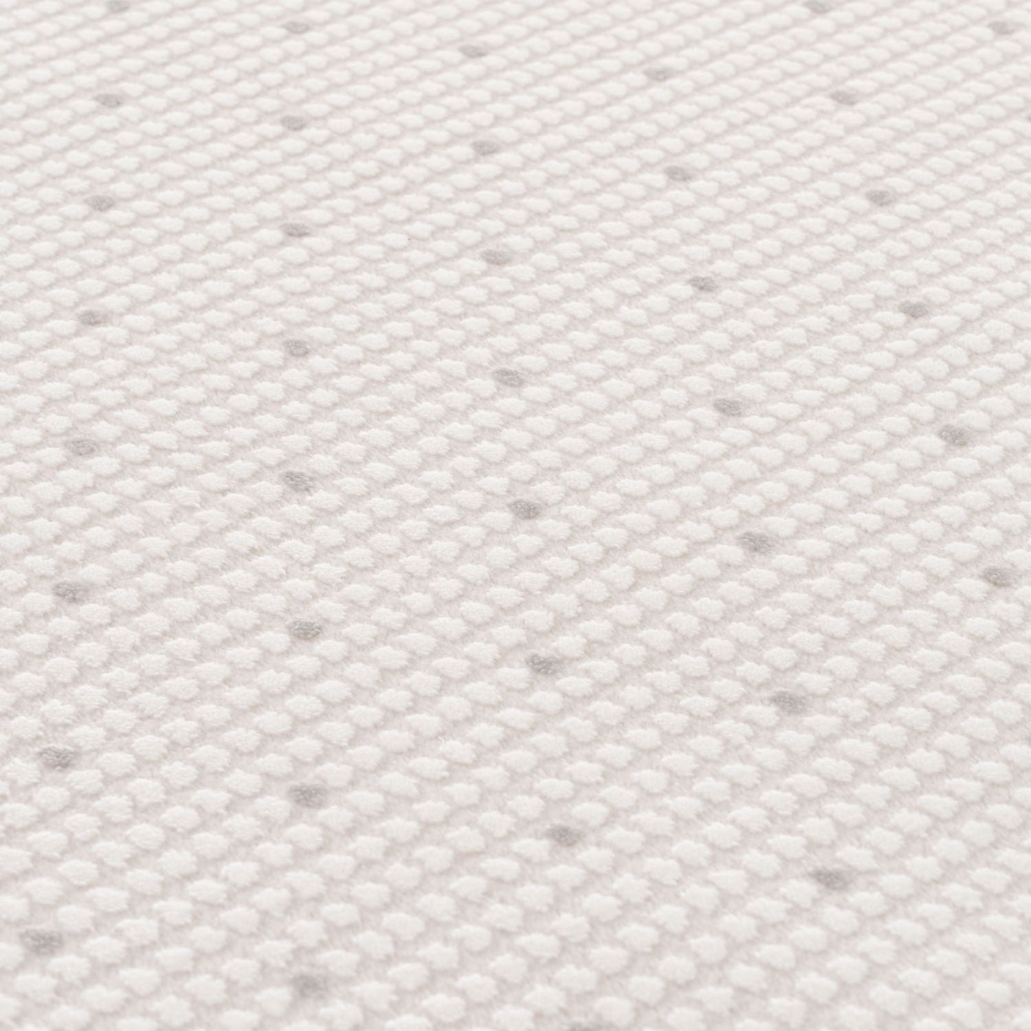 Carmel Cream - Grey Dots Rug | 6080 - Bargainia.com - 5056584582314 - CRM-CRGR-80x150