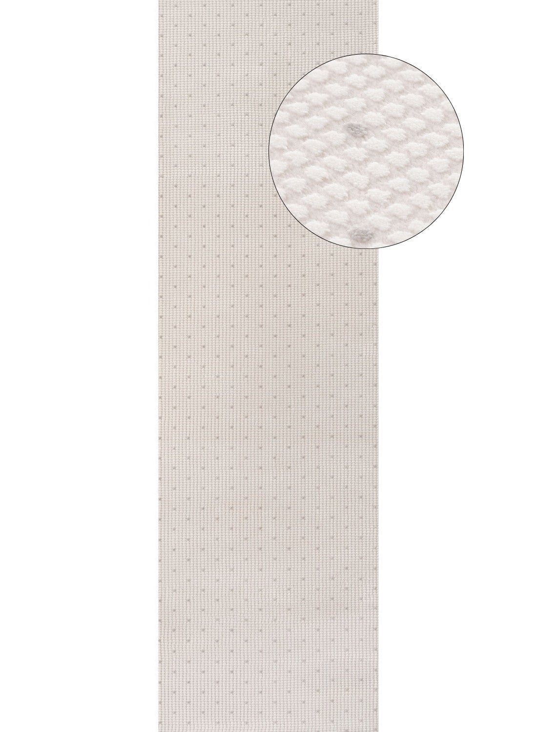 Carmel Cream - Grey Dots Rug | 6080 - Bargainia.com - 5056584582697 - CRM-CRGR-80x300