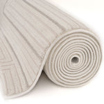 Carmel Cream - Grey Geometric Rug | 6040 - Bargainia.com - 